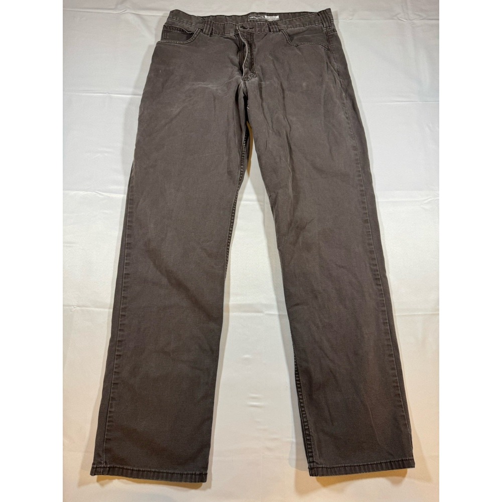 Carhartt Relaxed Fit Canvas Work Pants 36x34 Brown